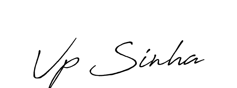 How to make Vp Sinha signature? Antro_Vectra_Bolder is a professional autograph style. Create handwritten signature for Vp Sinha name. Vp Sinha signature style 7 images and pictures png