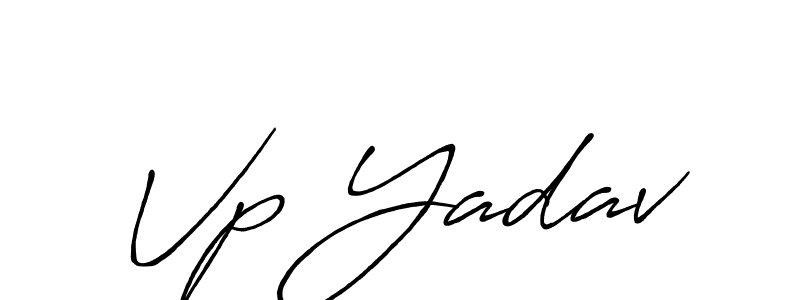 Also You can easily find your signature by using the search form. We will create Vp Yadav name handwritten signature images for you free of cost using Antro_Vectra_Bolder sign style. Vp Yadav signature style 7 images and pictures png