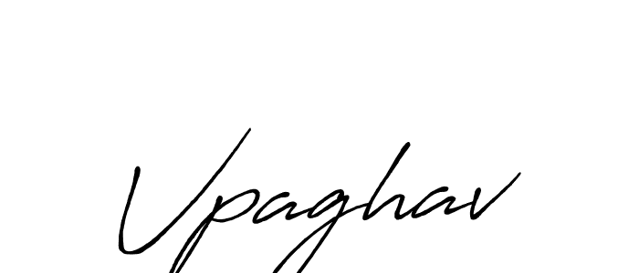 Create a beautiful signature design for name Vpaghav. With this signature (Antro_Vectra_Bolder) fonts, you can make a handwritten signature for free. Vpaghav signature style 7 images and pictures png