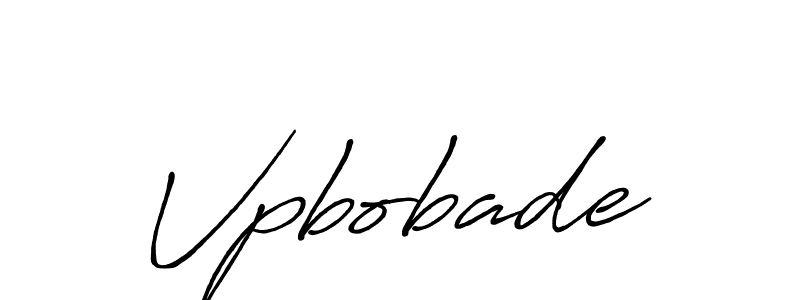 It looks lik you need a new signature style for name Vpbobade. Design unique handwritten (Antro_Vectra_Bolder) signature with our free signature maker in just a few clicks. Vpbobade signature style 7 images and pictures png