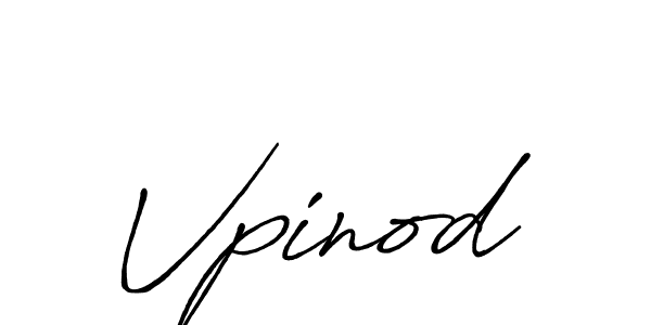 How to make Vpinod name signature. Use Antro_Vectra_Bolder style for creating short signs online. This is the latest handwritten sign. Vpinod signature style 7 images and pictures png