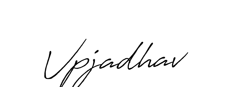 Make a beautiful signature design for name Vpjadhav. Use this online signature maker to create a handwritten signature for free. Vpjadhav signature style 7 images and pictures png