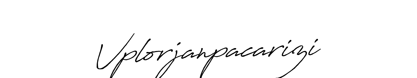 Use a signature maker to create a handwritten signature online. With this signature software, you can design (Antro_Vectra_Bolder) your own signature for name Vplorjanpacarizi. Vplorjanpacarizi signature style 7 images and pictures png