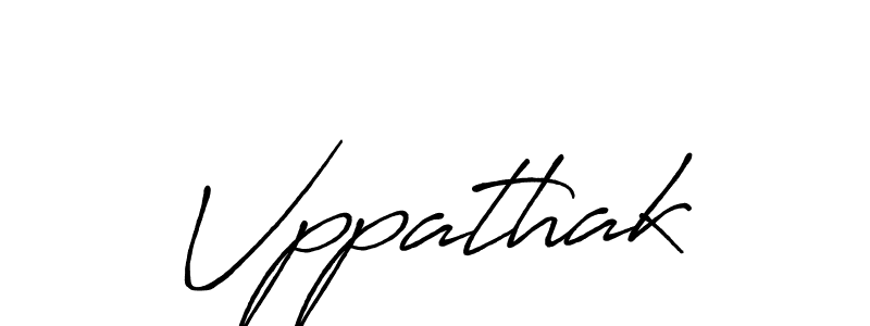 How to make Vppathak signature? Antro_Vectra_Bolder is a professional autograph style. Create handwritten signature for Vppathak name. Vppathak signature style 7 images and pictures png