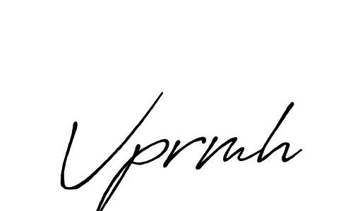 Similarly Antro_Vectra_Bolder is the best handwritten signature design. Signature creator online .You can use it as an online autograph creator for name Vprmh. Vprmh signature style 7 images and pictures png