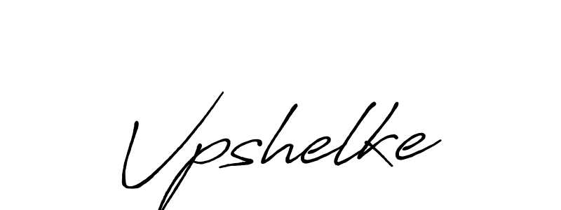 Design your own signature with our free online signature maker. With this signature software, you can create a handwritten (Antro_Vectra_Bolder) signature for name Vpshelke. Vpshelke signature style 7 images and pictures png