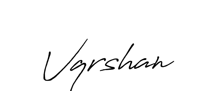 You should practise on your own different ways (Antro_Vectra_Bolder) to write your name (Vqrshan) in signature. don't let someone else do it for you. Vqrshan signature style 7 images and pictures png