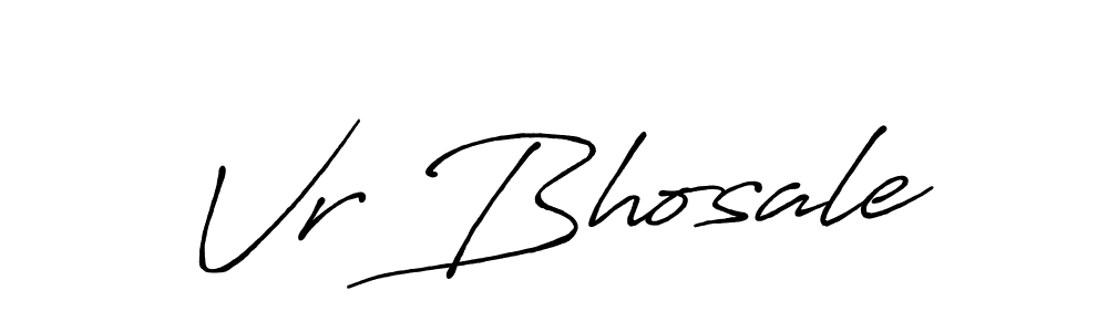 Antro_Vectra_Bolder is a professional signature style that is perfect for those who want to add a touch of class to their signature. It is also a great choice for those who want to make their signature more unique. Get Vr Bhosale name to fancy signature for free. Vr Bhosale signature style 7 images and pictures png