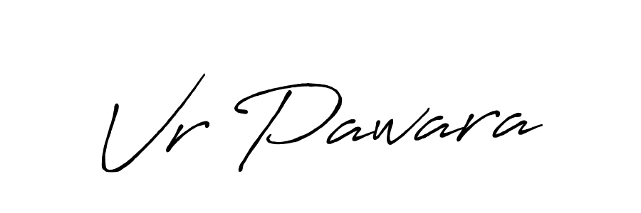 Design your own signature with our free online signature maker. With this signature software, you can create a handwritten (Antro_Vectra_Bolder) signature for name Vr Pawara. Vr Pawara signature style 7 images and pictures png