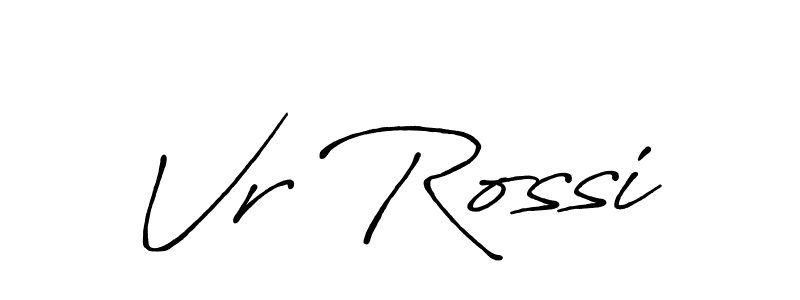 Best and Professional Signature Style for Vr Rossi. Antro_Vectra_Bolder Best Signature Style Collection. Vr Rossi signature style 7 images and pictures png