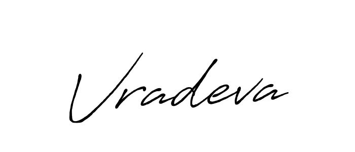 Vradeva stylish signature style. Best Handwritten Sign (Antro_Vectra_Bolder) for my name. Handwritten Signature Collection Ideas for my name Vradeva. Vradeva signature style 7 images and pictures png