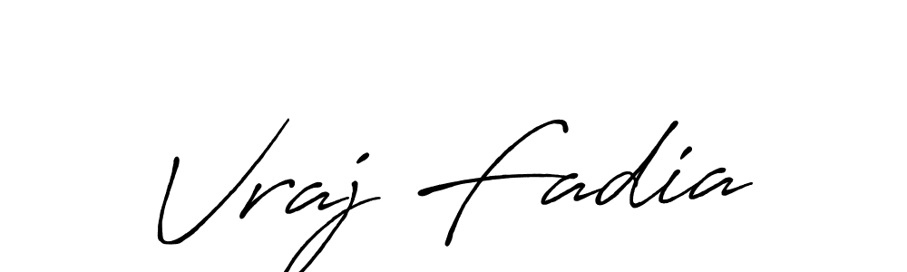 How to Draw Vraj Fadia signature style? Antro_Vectra_Bolder is a latest design signature styles for name Vraj Fadia. Vraj Fadia signature style 7 images and pictures png