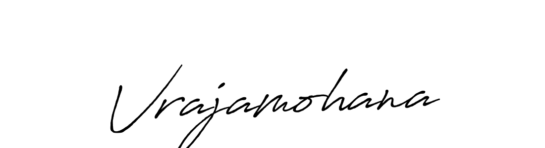 The best way (Antro_Vectra_Bolder) to make a short signature is to pick only two or three words in your name. The name Vrajamohana include a total of six letters. For converting this name. Vrajamohana signature style 7 images and pictures png
