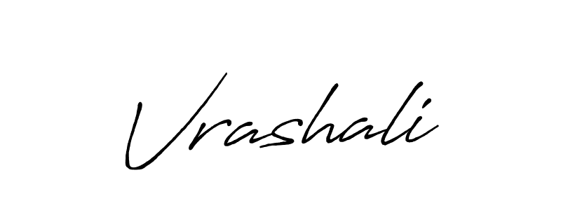 Also we have Vrashali name is the best signature style. Create professional handwritten signature collection using Antro_Vectra_Bolder autograph style. Vrashali signature style 7 images and pictures png