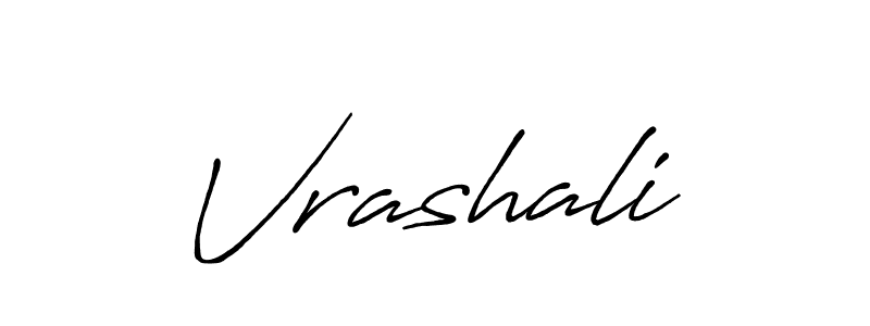 Also You can easily find your signature by using the search form. We will create Vrashali name handwritten signature images for you free of cost using Antro_Vectra_Bolder sign style. Vrashali signature style 7 images and pictures png