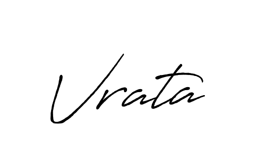 Once you've used our free online signature maker to create your best signature Antro_Vectra_Bolder style, it's time to enjoy all of the benefits that Vrata name signing documents. Vrata signature style 7 images and pictures png