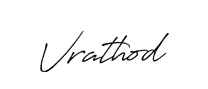 You should practise on your own different ways (Antro_Vectra_Bolder) to write your name (Vrathod) in signature. don't let someone else do it for you. Vrathod signature style 7 images and pictures png