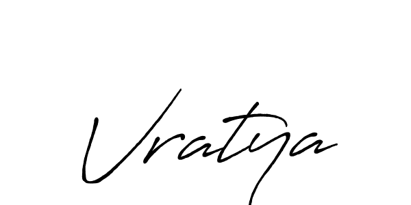 Similarly Antro_Vectra_Bolder is the best handwritten signature design. Signature creator online .You can use it as an online autograph creator for name Vratya. Vratya signature style 7 images and pictures png