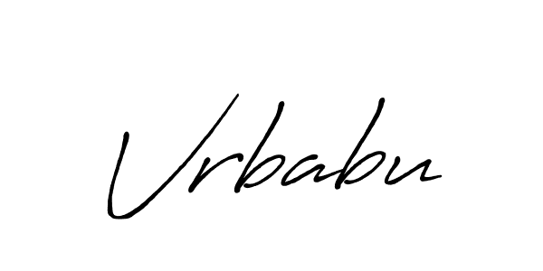 Also we have Vrbabu name is the best signature style. Create professional handwritten signature collection using Antro_Vectra_Bolder autograph style. Vrbabu signature style 7 images and pictures png
