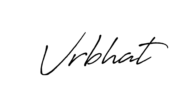 Best and Professional Signature Style for Vrbhat. Antro_Vectra_Bolder Best Signature Style Collection. Vrbhat signature style 7 images and pictures png