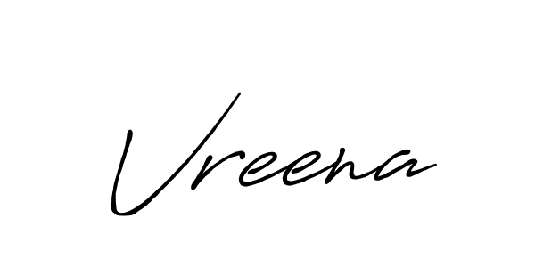 Best and Professional Signature Style for Vreena. Antro_Vectra_Bolder Best Signature Style Collection. Vreena signature style 7 images and pictures png