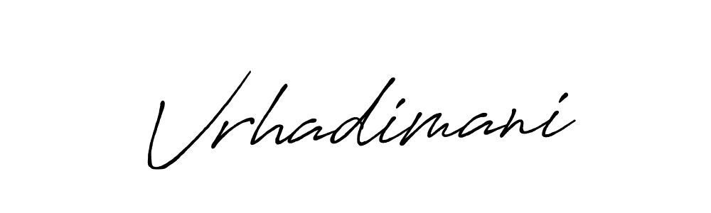 Make a beautiful signature design for name Vrhadimani. Use this online signature maker to create a handwritten signature for free. Vrhadimani signature style 7 images and pictures png