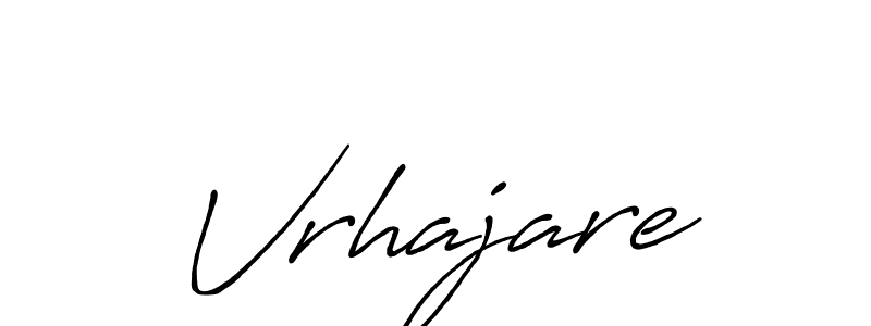 How to make Vrhajare signature? Antro_Vectra_Bolder is a professional autograph style. Create handwritten signature for Vrhajare name. Vrhajare signature style 7 images and pictures png
