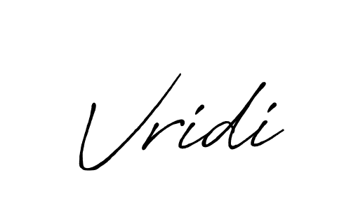 Also we have Vridi name is the best signature style. Create professional handwritten signature collection using Antro_Vectra_Bolder autograph style. Vridi signature style 7 images and pictures png