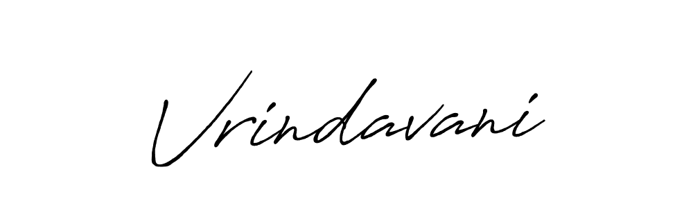 Make a beautiful signature design for name Vrindavani. Use this online signature maker to create a handwritten signature for free. Vrindavani signature style 7 images and pictures png