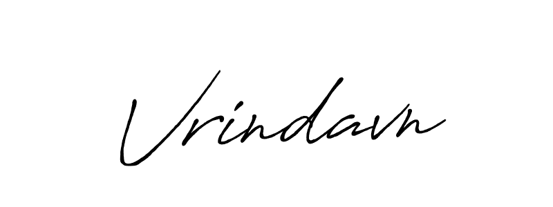 Create a beautiful signature design for name Vrindavn. With this signature (Antro_Vectra_Bolder) fonts, you can make a handwritten signature for free. Vrindavn signature style 7 images and pictures png