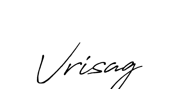 Vrisag stylish signature style. Best Handwritten Sign (Antro_Vectra_Bolder) for my name. Handwritten Signature Collection Ideas for my name Vrisag. Vrisag signature style 7 images and pictures png