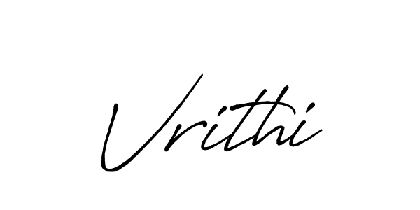 How to make Vrithi signature? Antro_Vectra_Bolder is a professional autograph style. Create handwritten signature for Vrithi name. Vrithi signature style 7 images and pictures png