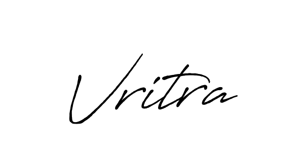 Design your own signature with our free online signature maker. With this signature software, you can create a handwritten (Antro_Vectra_Bolder) signature for name Vritra. Vritra signature style 7 images and pictures png