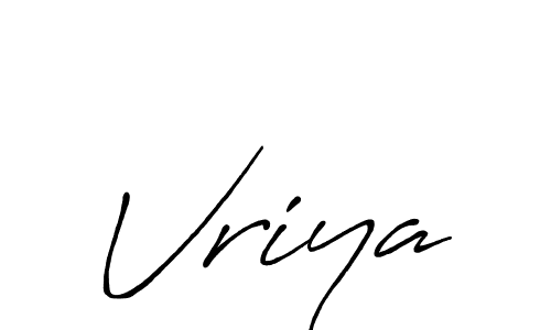 It looks lik you need a new signature style for name Vriya. Design unique handwritten (Antro_Vectra_Bolder) signature with our free signature maker in just a few clicks. Vriya signature style 7 images and pictures png