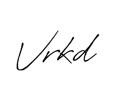 Also we have Vrkd name is the best signature style. Create professional handwritten signature collection using Antro_Vectra_Bolder autograph style. Vrkd signature style 7 images and pictures png