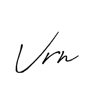 Similarly Antro_Vectra_Bolder is the best handwritten signature design. Signature creator online .You can use it as an online autograph creator for name Vrn. Vrn signature style 7 images and pictures png