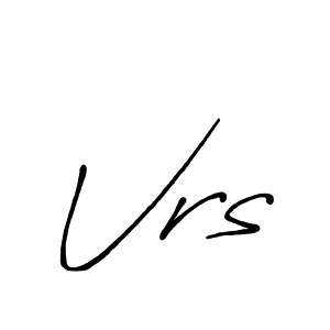 Also we have Vrs name is the best signature style. Create professional handwritten signature collection using Antro_Vectra_Bolder autograph style. Vrs signature style 7 images and pictures png