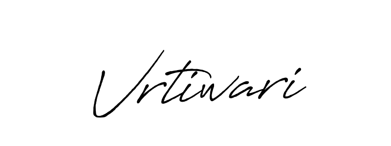 if you are searching for the best signature style for your name Vrtiwari. so please give up your signature search. here we have designed multiple signature styles  using Antro_Vectra_Bolder. Vrtiwari signature style 7 images and pictures png