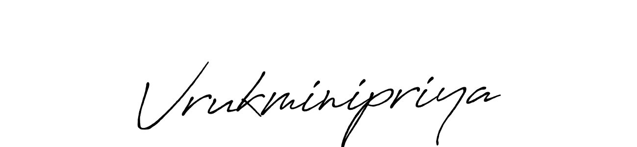 How to make Vrukminipriya signature? Antro_Vectra_Bolder is a professional autograph style. Create handwritten signature for Vrukminipriya name. Vrukminipriya signature style 7 images and pictures png