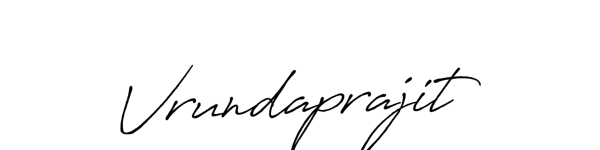 Once you've used our free online signature maker to create your best signature Antro_Vectra_Bolder style, it's time to enjoy all of the benefits that Vrundaprajit name signing documents. Vrundaprajit signature style 7 images and pictures png