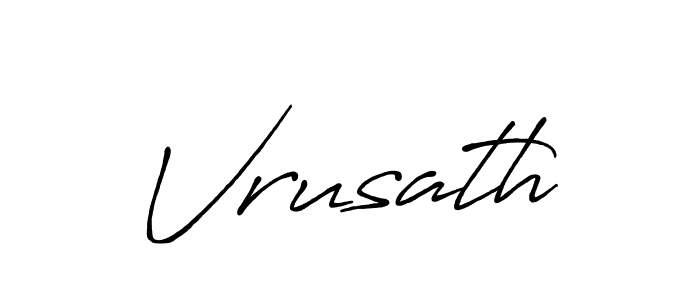 Design your own signature with our free online signature maker. With this signature software, you can create a handwritten (Antro_Vectra_Bolder) signature for name Vrusath. Vrusath signature style 7 images and pictures png