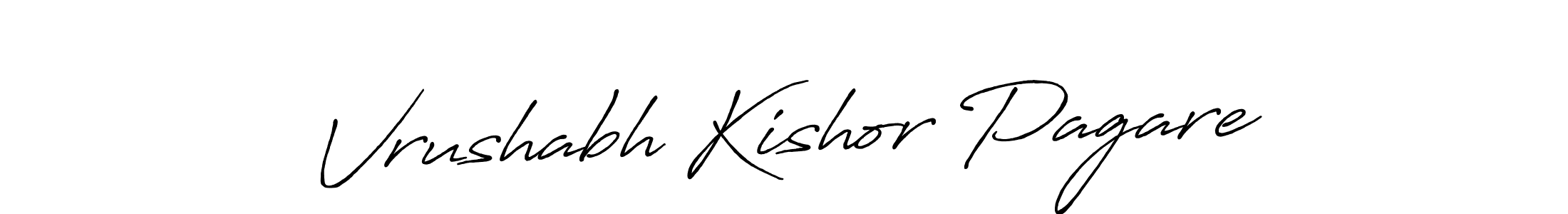 Make a short Vrushabh Kishor Pagare signature style. Manage your documents anywhere anytime using Antro_Vectra_Bolder. Create and add eSignatures, submit forms, share and send files easily. Vrushabh Kishor Pagare signature style 7 images and pictures png