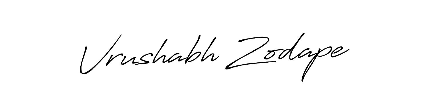 The best way (Antro_Vectra_Bolder) to make a short signature is to pick only two or three words in your name. The name Vrushabh Zodape include a total of six letters. For converting this name. Vrushabh Zodape signature style 7 images and pictures png