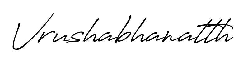 Discover how Vrushabhanatth looks in an executive cursive font (Antro_Vectra_Bolder). Perfect for legal documents, invoices, and certificates. Vrushabhanatth signature style 7 images and pictures png