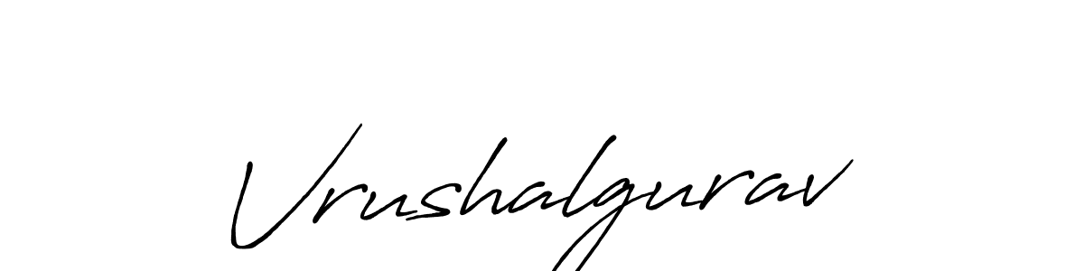 Also we have Vrushalgurav name is the best signature style. Create professional handwritten signature collection using Antro_Vectra_Bolder autograph style. Vrushalgurav signature style 7 images and pictures png