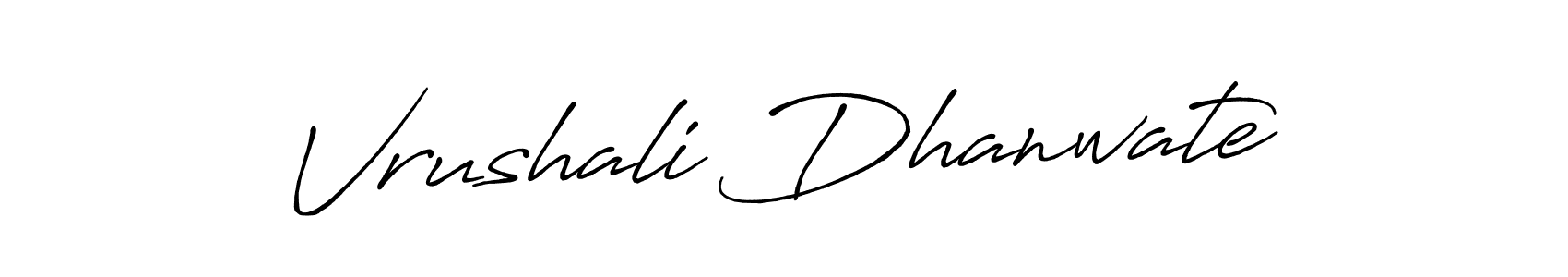 You should practise on your own different ways (Antro_Vectra_Bolder) to write your name (Vrushali Dhanwate) in signature. don't let someone else do it for you. Vrushali Dhanwate signature style 7 images and pictures png