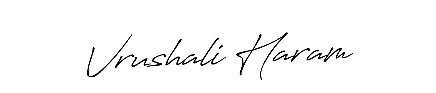This is the best signature style for the Vrushali Haram name. Also you like these signature font (Antro_Vectra_Bolder). Mix name signature. Vrushali Haram signature style 7 images and pictures png