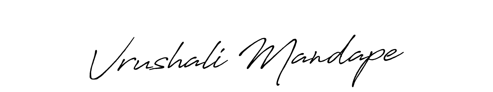 Best and Professional Signature Style for Vrushali Mandape. Antro_Vectra_Bolder Best Signature Style Collection. Vrushali Mandape signature style 7 images and pictures png