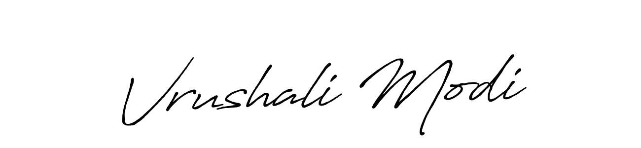 You should practise on your own different ways (Antro_Vectra_Bolder) to write your name (Vrushali Modi) in signature. don't let someone else do it for you. Vrushali Modi signature style 7 images and pictures png