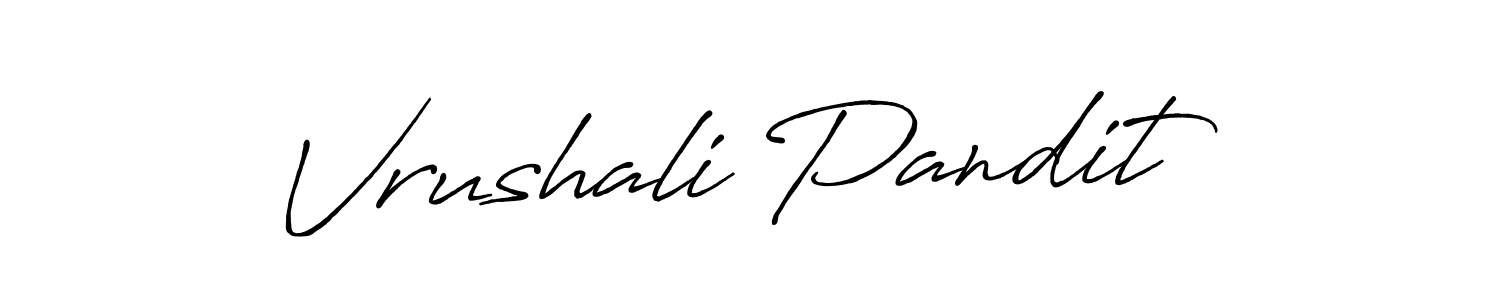 How to Draw Vrushali Pandit signature style? Antro_Vectra_Bolder is a latest design signature styles for name Vrushali Pandit. Vrushali Pandit signature style 7 images and pictures png